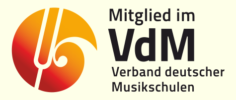 Mitglied im Verband deutscher Musikschulen, beim Draufklicken wird ein neues Fenster mit der Netzpräsenz des Verbandes geöffnet