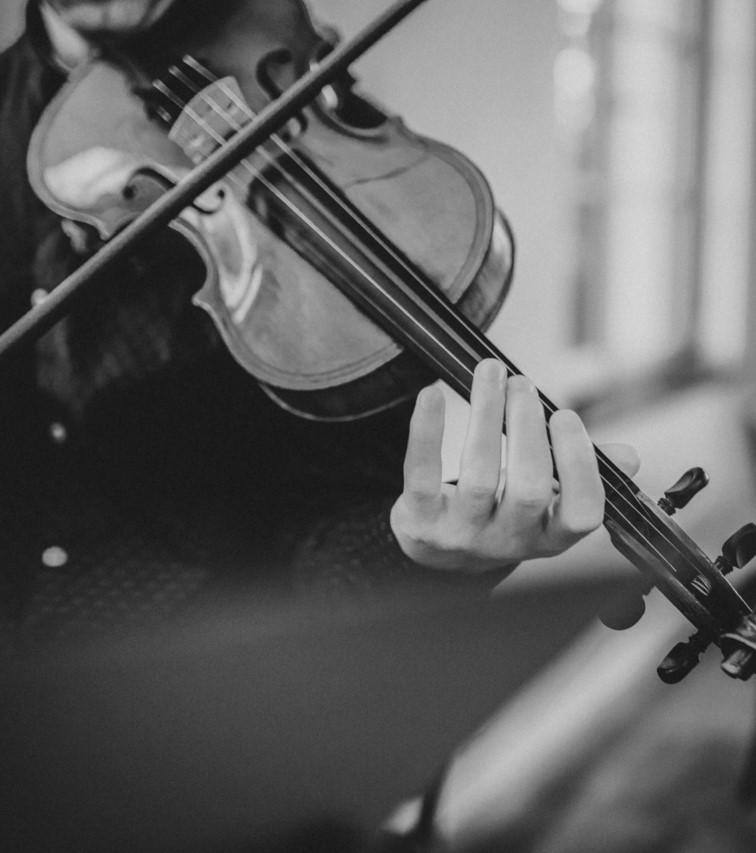 Bild eines Violinisten
